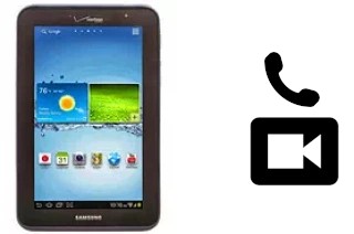 Faça chamadas de vídeo com um Samsung Galaxy Tab 2 7.0 I705