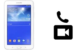 Faça chamadas de vídeo com um Samsung Galaxy Tab 3 lite