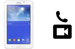 Faça chamadas de vídeo com um Samsung Galaxy Tab 3 V