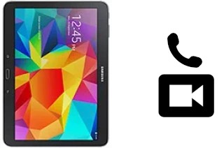 Faça chamadas de vídeo com um Samsung Galaxy Tab 4 10.1 3G