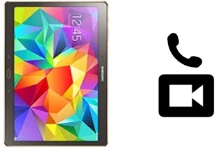 Faça chamadas de vídeo com um Samsung Galaxy Tab S 10.5