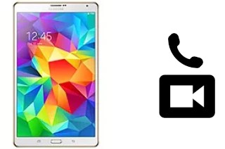 Faça chamadas de vídeo com um Samsung Galaxy Tab S 8.4 LTE