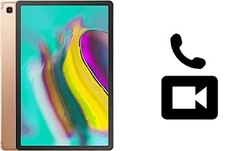 Faça chamadas de vídeo com um Samsung Galaxy Tab S5e