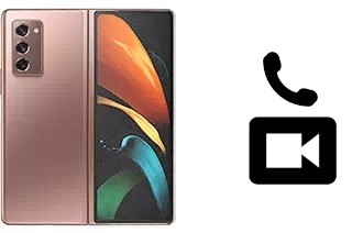 Faça chamadas de vídeo com um Samsung Galaxy Z Fold2 5G