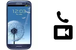 Faça chamadas de vídeo com um Samsung I9300 Galaxy S III