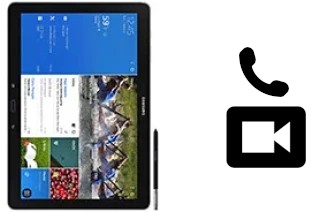 Faça chamadas de vídeo com um Samsung Galaxy Note Pro 12.2