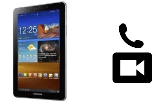 Faça chamadas de vídeo com um Samsung P6800 Galaxy Tab 7.7