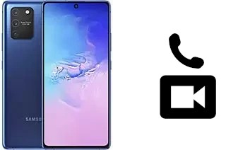 Faça chamadas de vídeo com um Samsung Galaxy S10 Lite