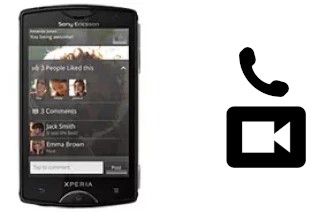 Faça chamadas de vídeo com um Sony Ericsson Xperia mini