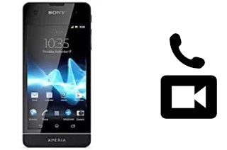 Faça chamadas de vídeo com um Sony Xperia SX SO-05D