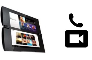 Faça chamadas de vídeo com um Sony Tablet P