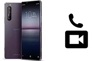 Faça chamadas de vídeo com um Sony Xperia 1 II