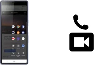 Faça chamadas de vídeo com um Sony Xperia 10 Plus