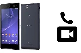 Faça chamadas de vídeo com um Sony Xperia C3 Dual