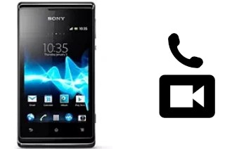 Faça chamadas de vídeo com um Sony Xperia E dual