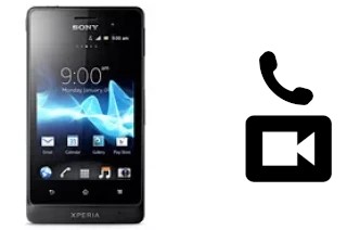 Faça chamadas de vídeo com um Sony Xperia go