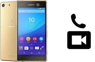 Faça chamadas de vídeo com um Sony Xperia M5 Dual