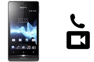 Faça chamadas de vídeo com um Sony Xperia miro