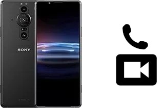 Faça chamadas de vídeo com um Sony Xperia Pro-I