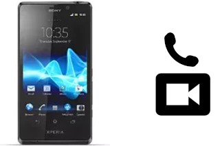 Faça chamadas de vídeo com um Sony Xperia T