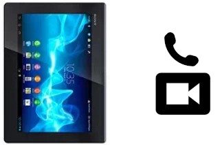 Faça chamadas de vídeo com um Sony Xperia Tablet S