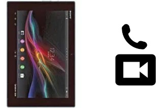 Faça chamadas de vídeo com um Sony Xperia Tablet Z Wi-Fi