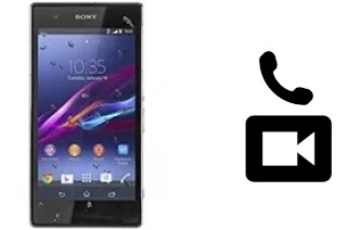 Faça chamadas de vídeo com um Sony Xperia Z1s