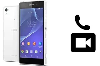 Faça chamadas de vídeo com um Sony Xperia Z2