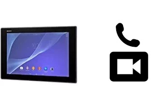 Faça chamadas de vídeo com um Sony Xperia Z2 Tablet LTE