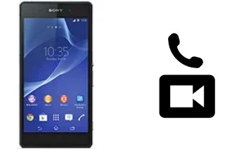 Faça chamadas de vídeo com um Sony Xperia Z2a