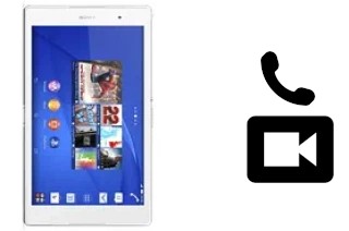 Faça chamadas de vídeo com um Sony Xperia Z3 Tablet Compact