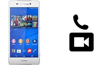 Faça chamadas de vídeo com um Sony Xperia Z3v