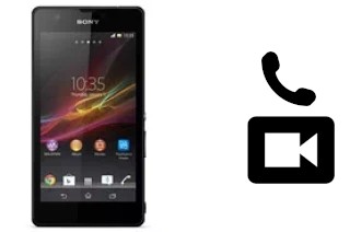 Faça chamadas de vídeo com um Sony Xperia ZR