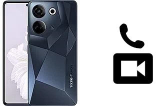 Faça chamadas de vídeo com um Tecno Camon 20 Pro