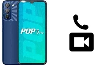 Faça chamadas de vídeo com um Tecno Pop 5 Pro