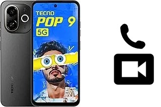 Faça chamadas de vídeo com um Tecno Pop 9