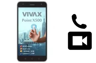 Faça chamadas de vídeo com um Vivax Point X500