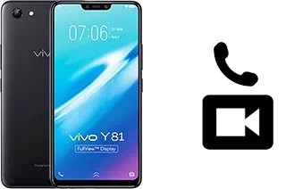 Faça chamadas de vídeo com um vivo Y81