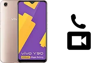 Faça chamadas de vídeo com um vivo Y90