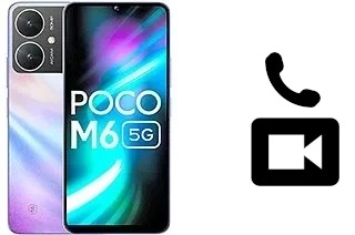 Faça chamadas de vídeo com um Xiaomi Poco M6