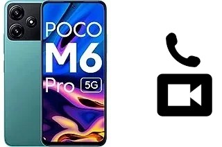 Faça chamadas de vídeo com um Xiaomi Poco M6 Pro