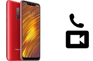 Faça chamadas de vídeo com um Xiaomi Pocophone F1