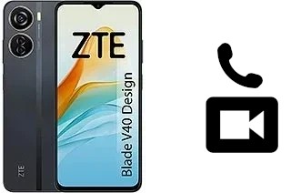 Faça chamadas de vídeo com um ZTE Blade V40 Design