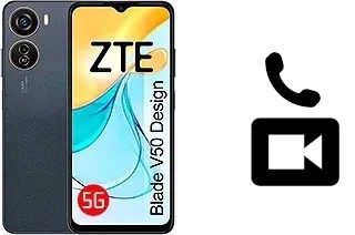 Faça chamadas de vídeo com um ZTE Blade V50 Design