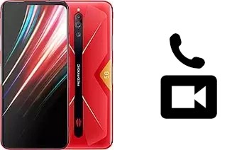 Faça chamadas de vídeo com um ZTE nubia Red Magic 5G