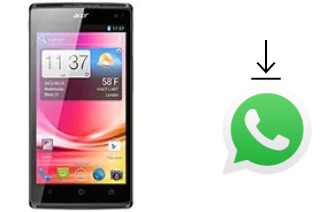 Como baixar e instalar o WhatsApp em Acer Liquid Z500