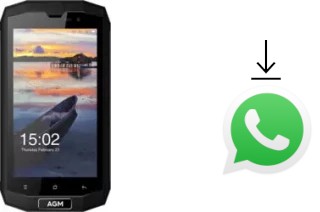 Como baixar e instalar o WhatsApp em AGM A1Q