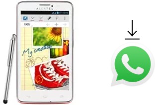 Como baixar e instalar o WhatsApp em alcatel One Touch Scribe Easy