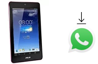 Como baixar e instalar o WhatsApp em Asus Memo Pad HD7 16 GB