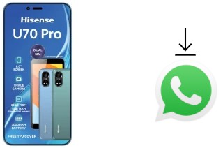 Como baixar e instalar o WhatsApp em HiSense U70 Pro